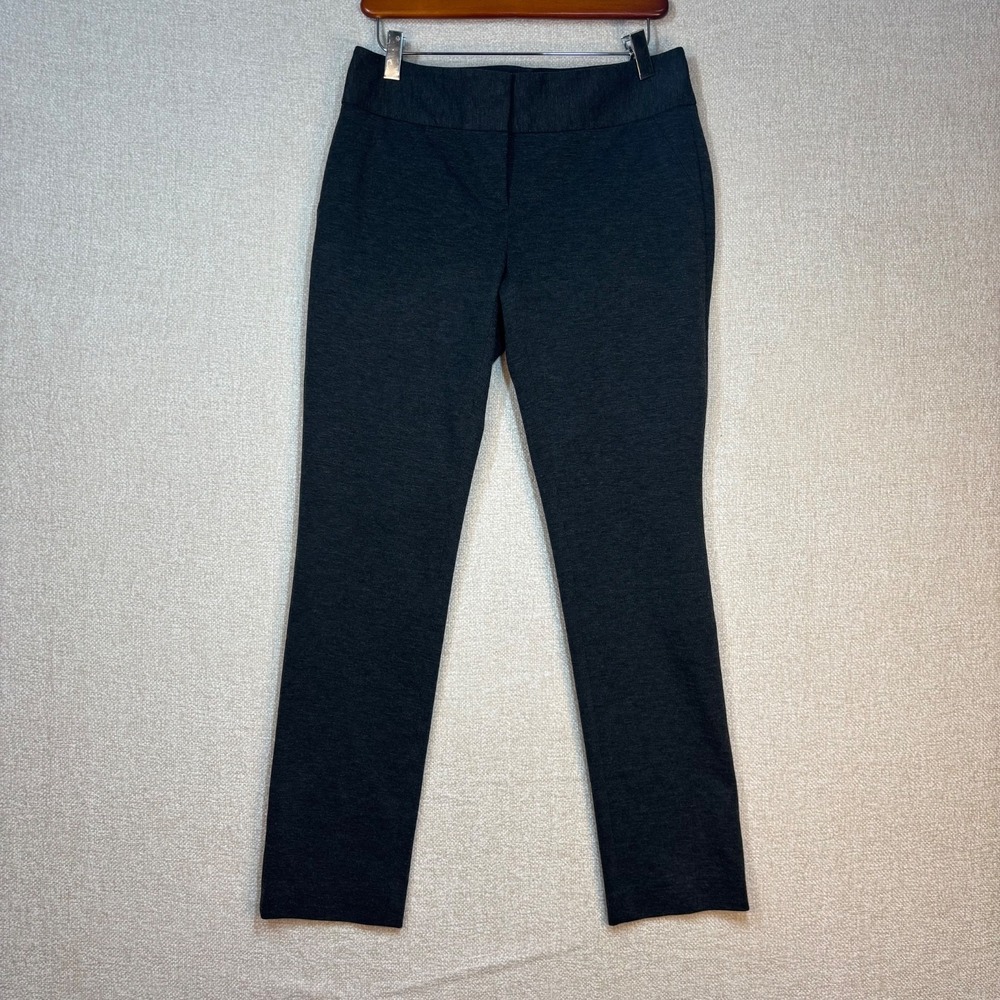 Vince Camuto Womens Gray Straight Leg Dress Pants Size 2 Stretch Work Trousers